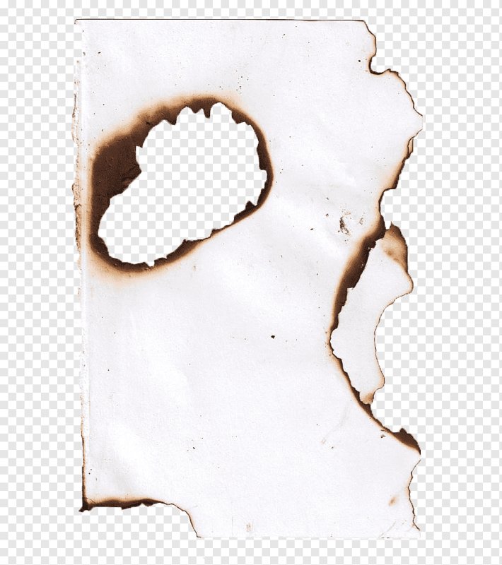 Обгоревшая бумага