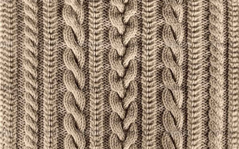 Фактура вязаного полотна
