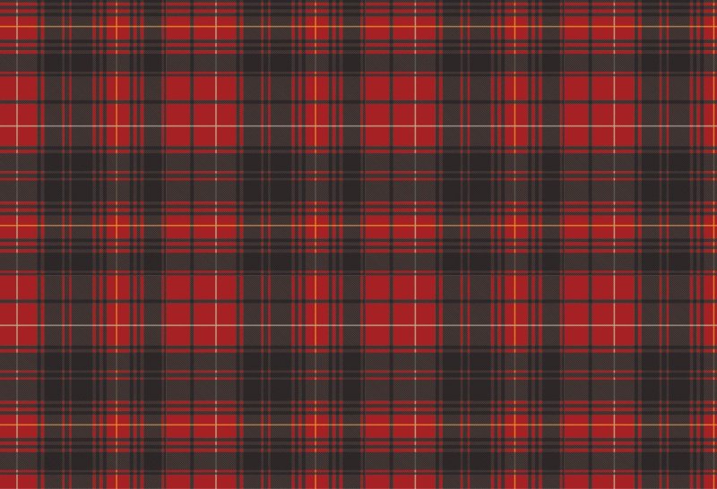 Красная клетчатая ткань