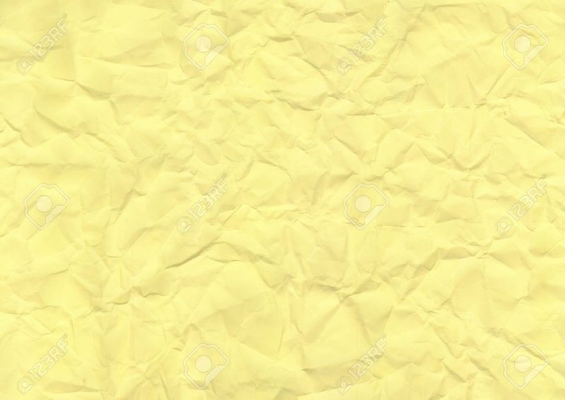 Желтая мятая бумага