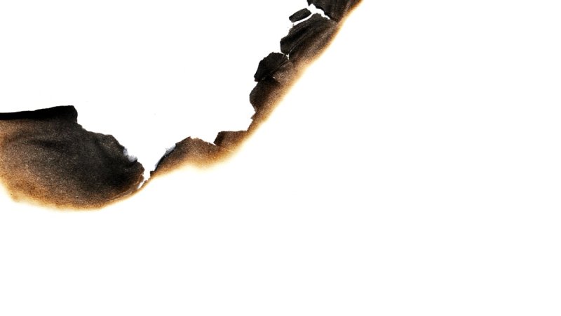 Эффект обгоревшей бумаги