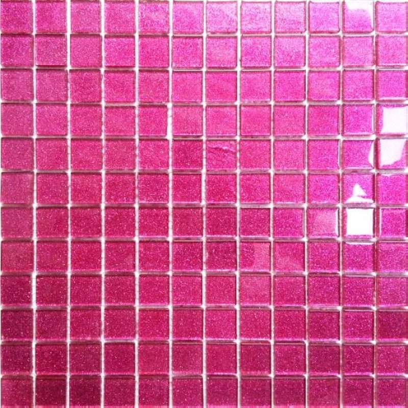 Мозаика стеклянная розовая