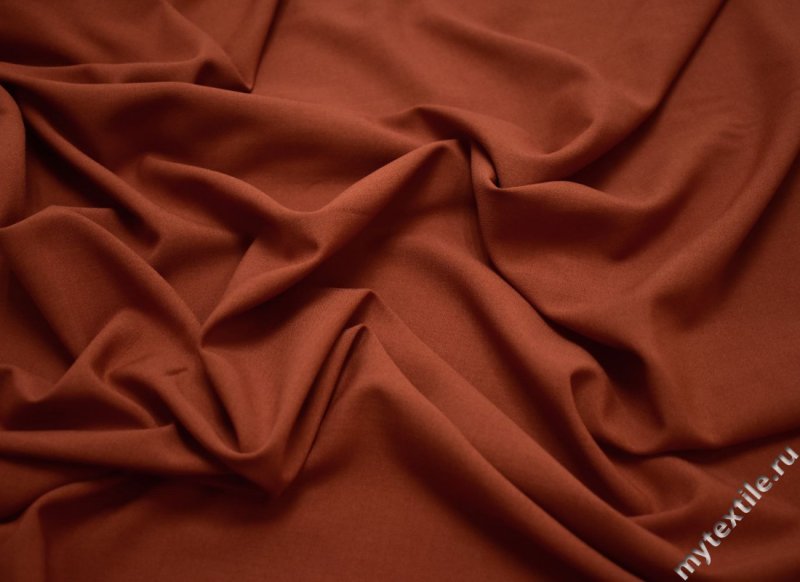 Ткань вискоза терракот