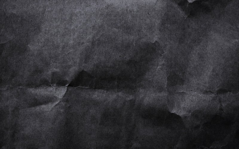 Черная мятая бумага
