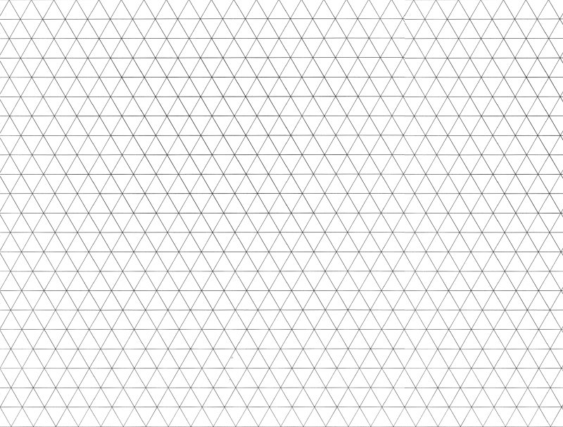 Мелкая изометрическая сетка а4