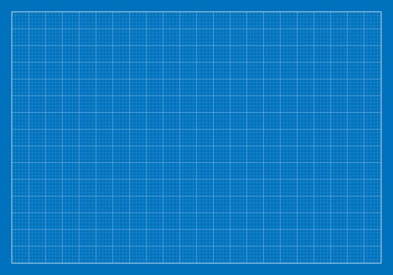 Синяя бумага для чертежей