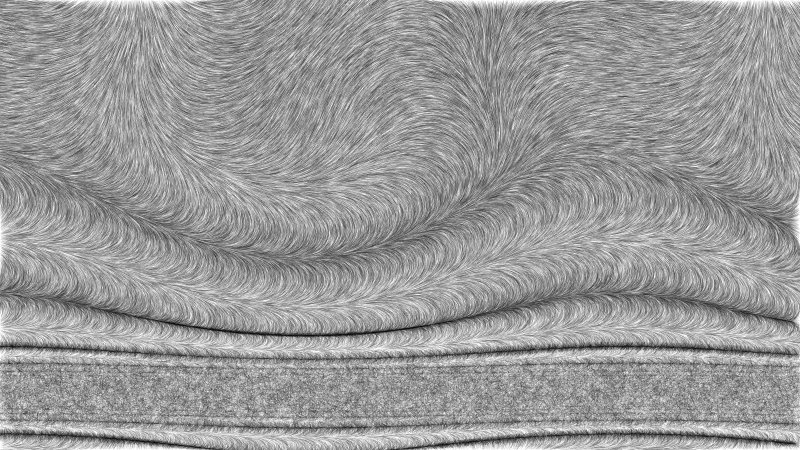 Мех карандашом