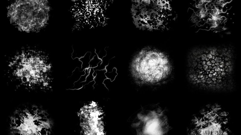 Альфа-кисти для скульптинга Blender