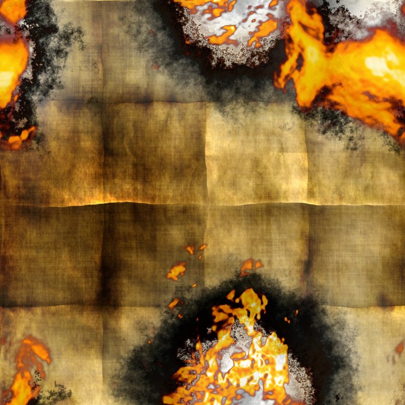 Горящая бумага