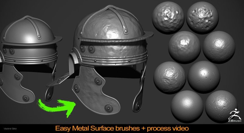 Metal Alpha Zbrush