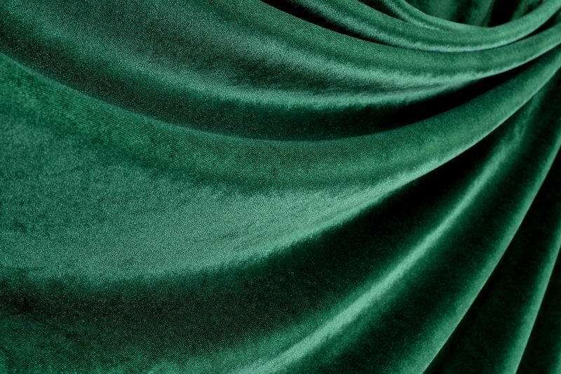 Драппировка изумрудный бархат