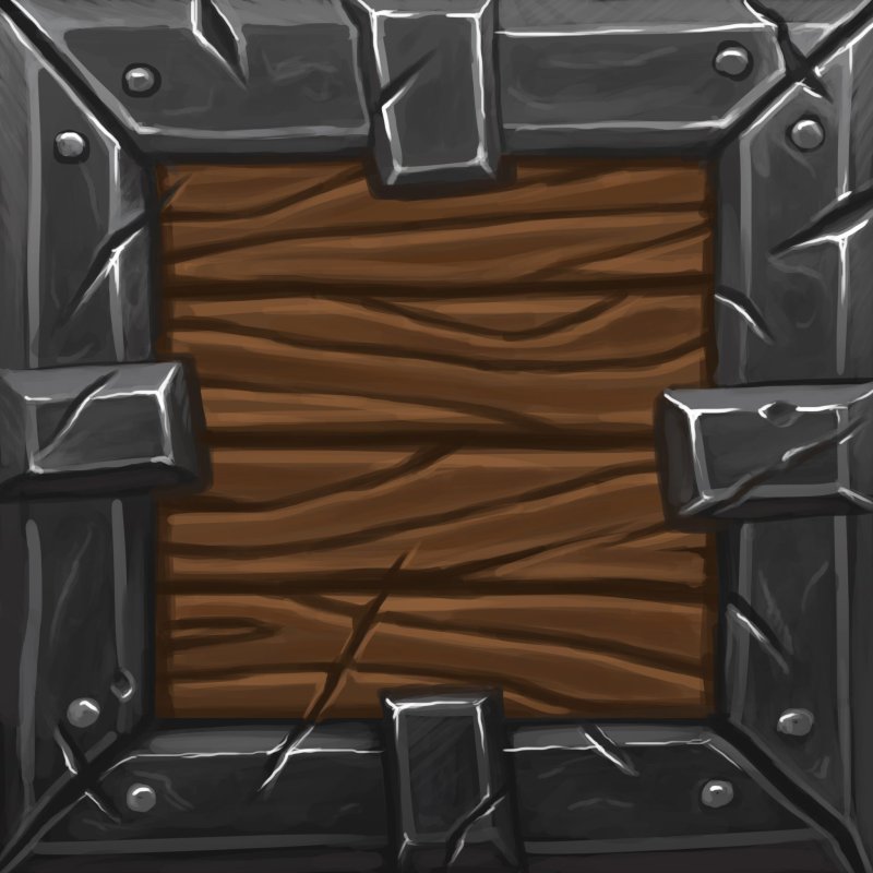 Мультяшные текстуры металла