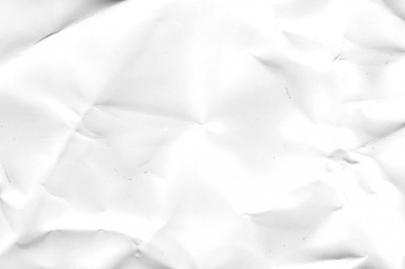 Белая мятая бумага