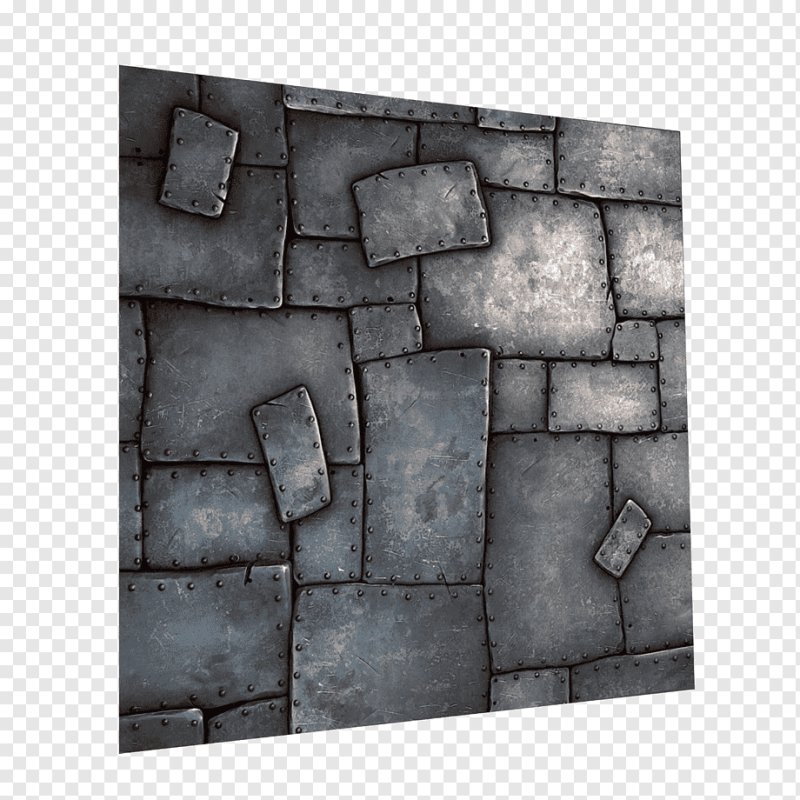 Текстура клепанного металла