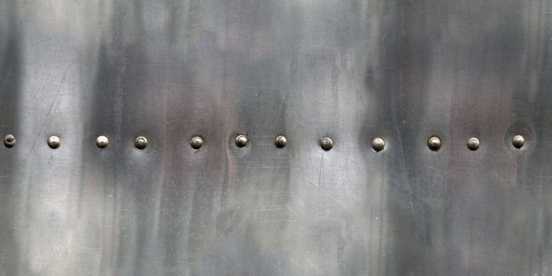 Текстура металла с заклепками