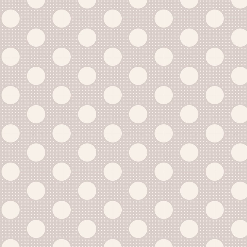 Ткань бежевая в горошек