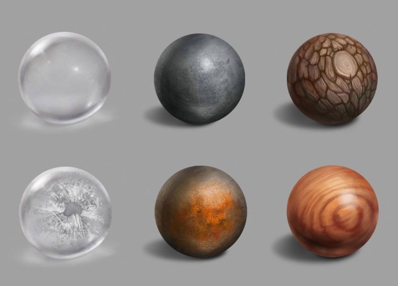 Текстурные шары для рисования