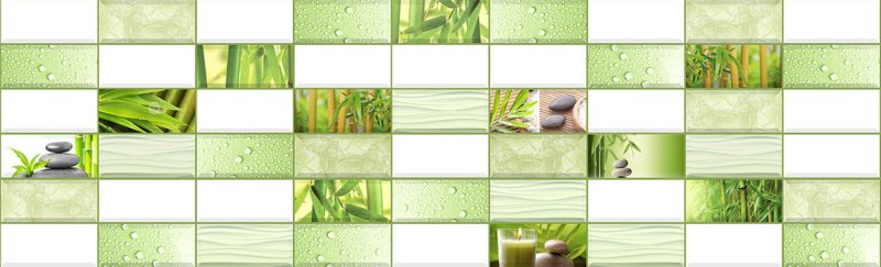 Кухонный фартук ABS-пластик 3000х600х1.5мм Бельканто (плитка классич.)