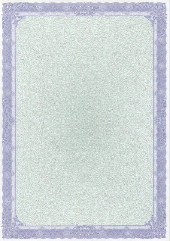 Сетка для сертификата
