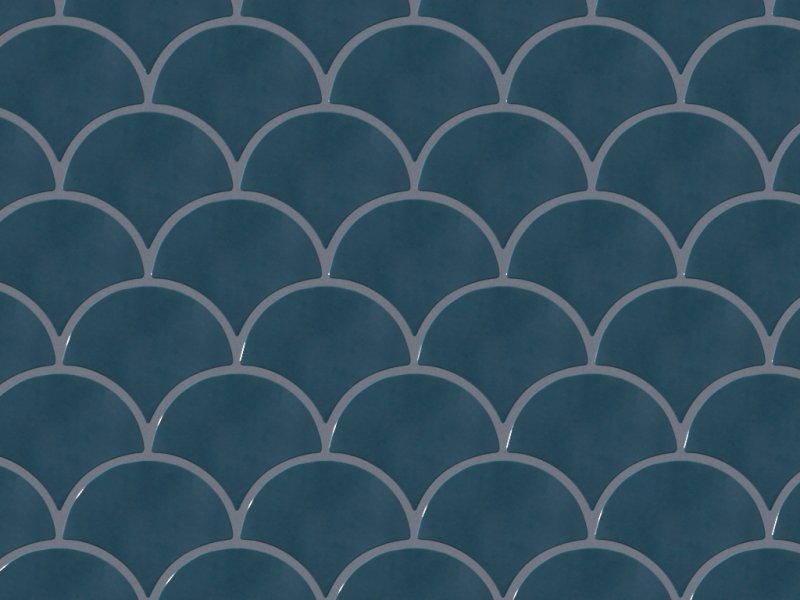 Керамическая мозаика рыбья чешуя а32