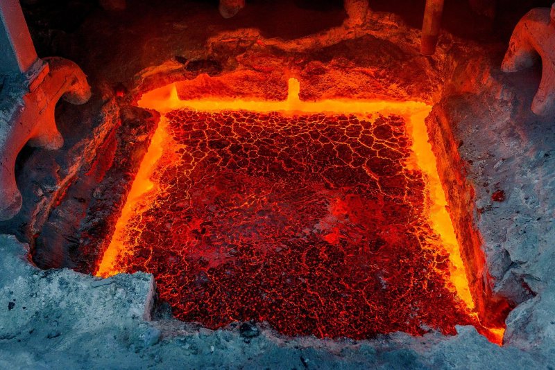 Расплавление чугуна