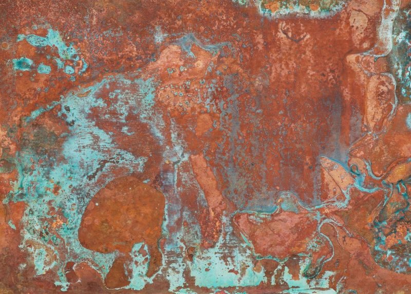 Окисленная медь текстура