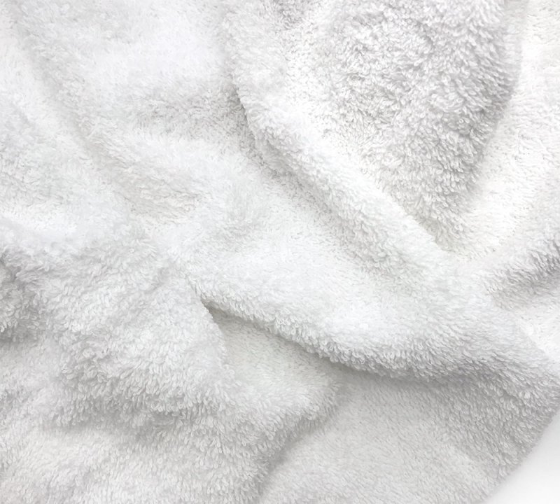 Махровая ткань белая