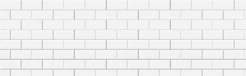 Плитка облицовочная Unitile белая белая 300x200x7 мм