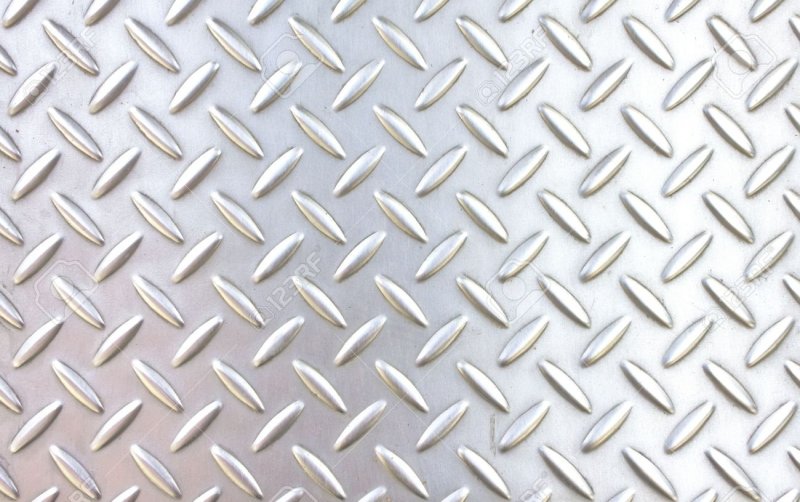 Лист нержавеющий рифленый AISI 304 чечевица