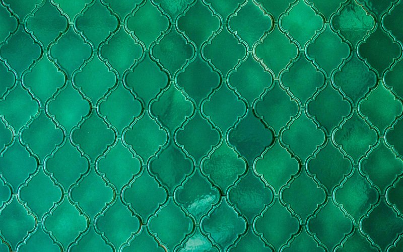 Мозаика плитка малахит изумруд