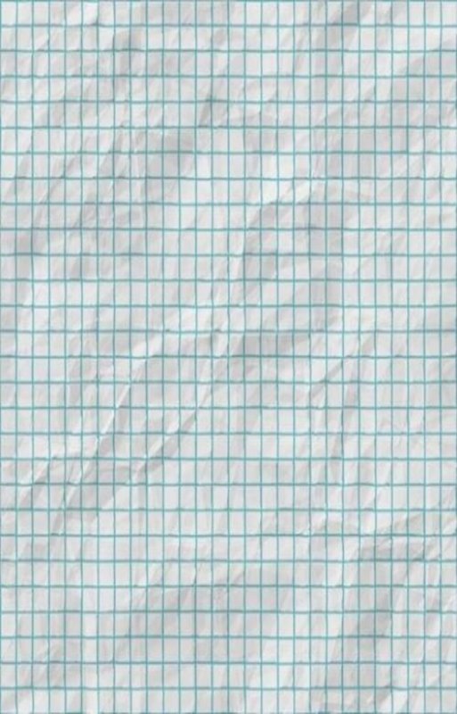 Тетрадный лист в клеточку