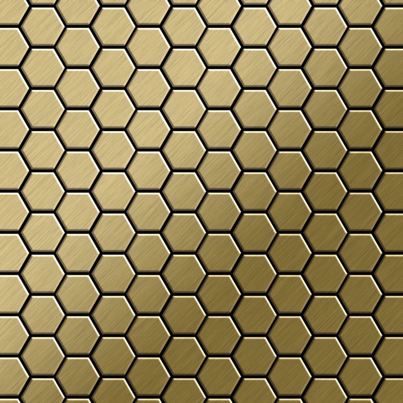 Металлическая мозайка соты