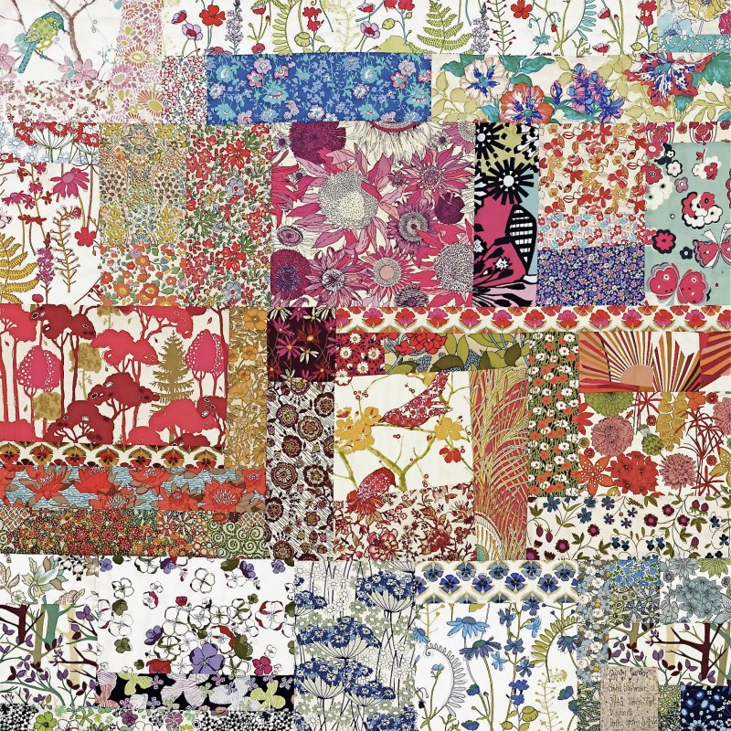 Ткань бохо с принтом