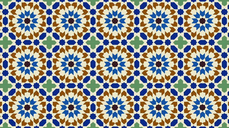 Арабеска Марокко орнамент