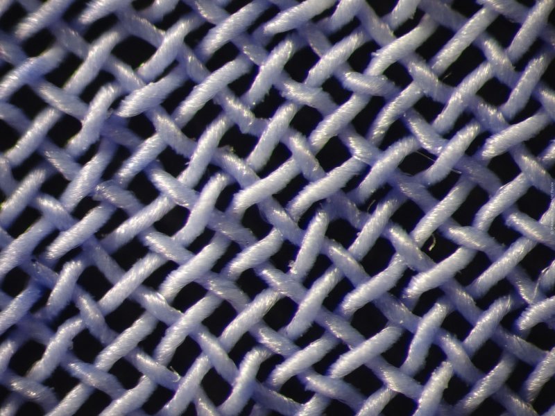 Ткань под микроскопом