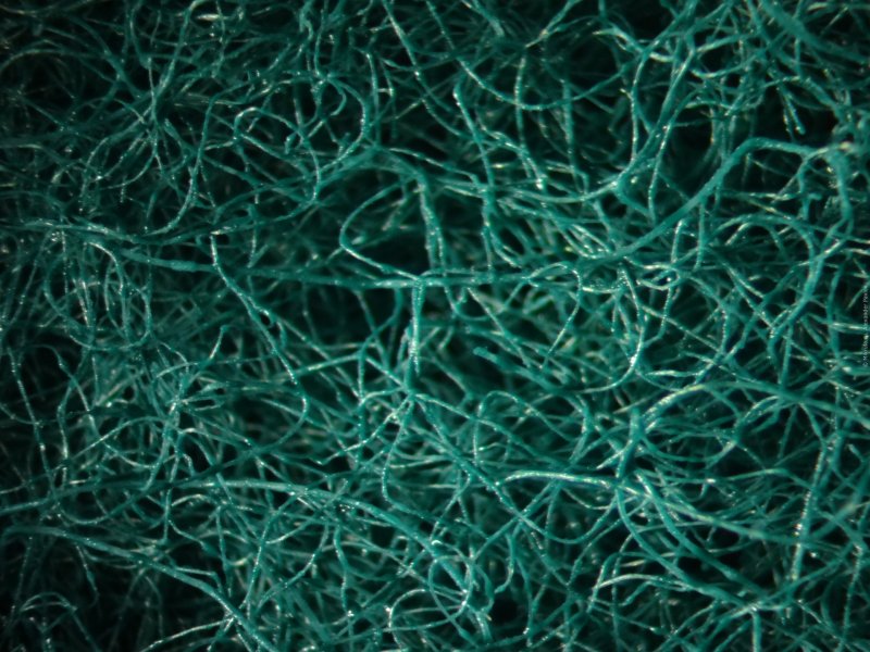 Синтетические волокна под микроскопом