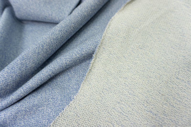 Серый меланж ткань