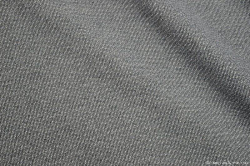 Ткань трикотаж серый