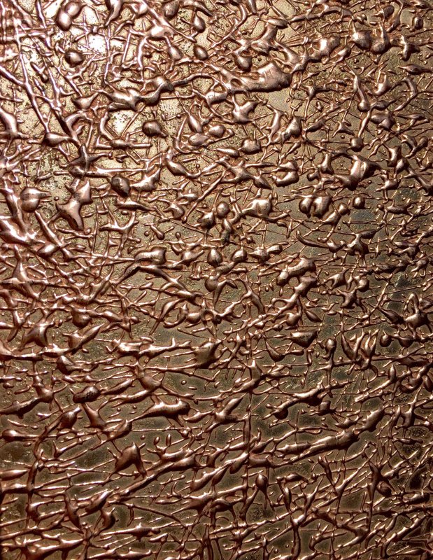 Пластина металл медь антик