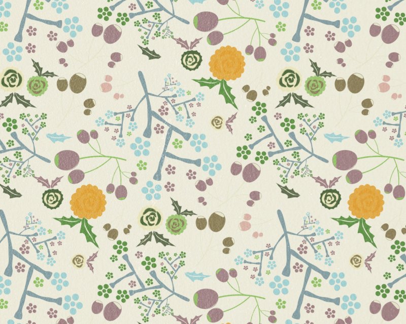 Крафтовая бумага с узорами