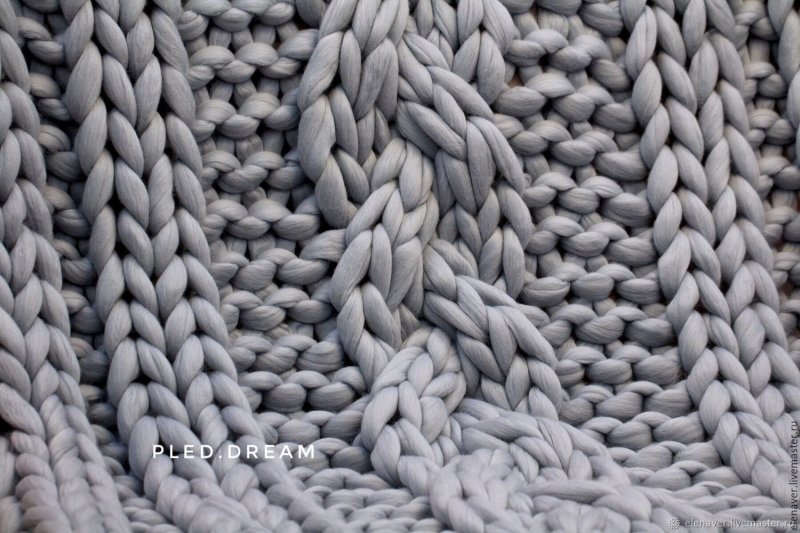 Ткань крупная вязка