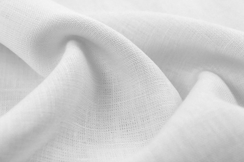 Белая ткань хлопок