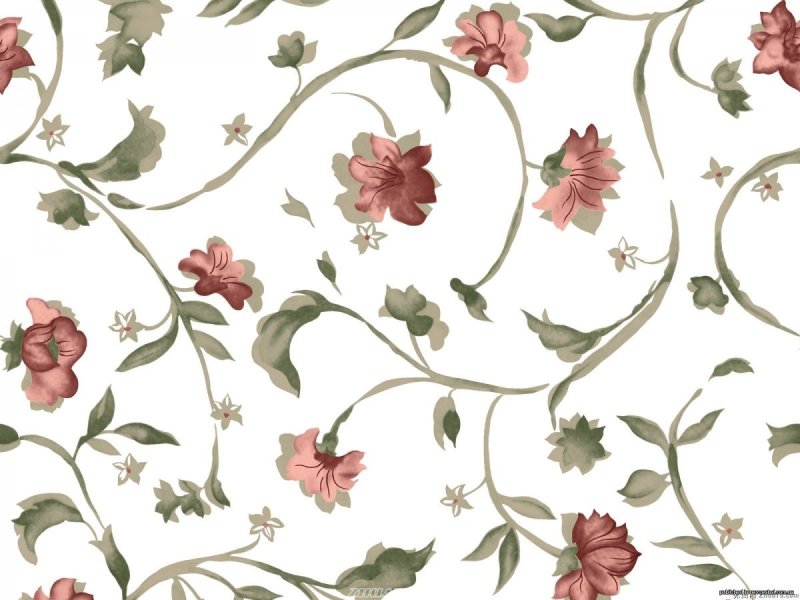 Ткань в цветочек