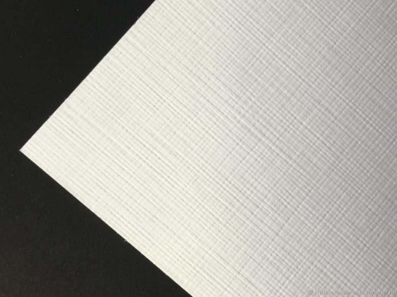 Бумага лен белый 300гр