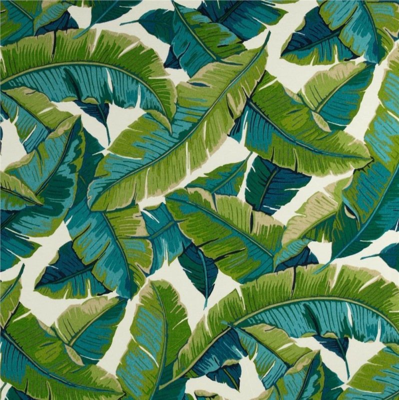 Растительный принт на ткани