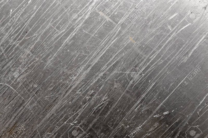 Фактура царапин на металле