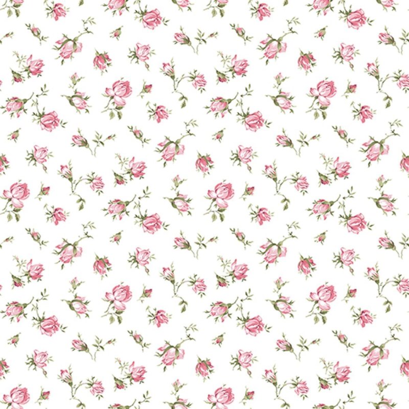 Мелкий цветочный принт на ткани