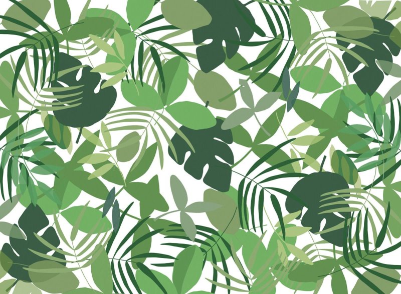 Бесшовный растительный узор