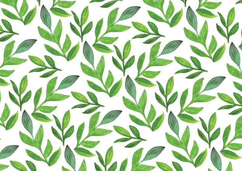 Орнамент листья