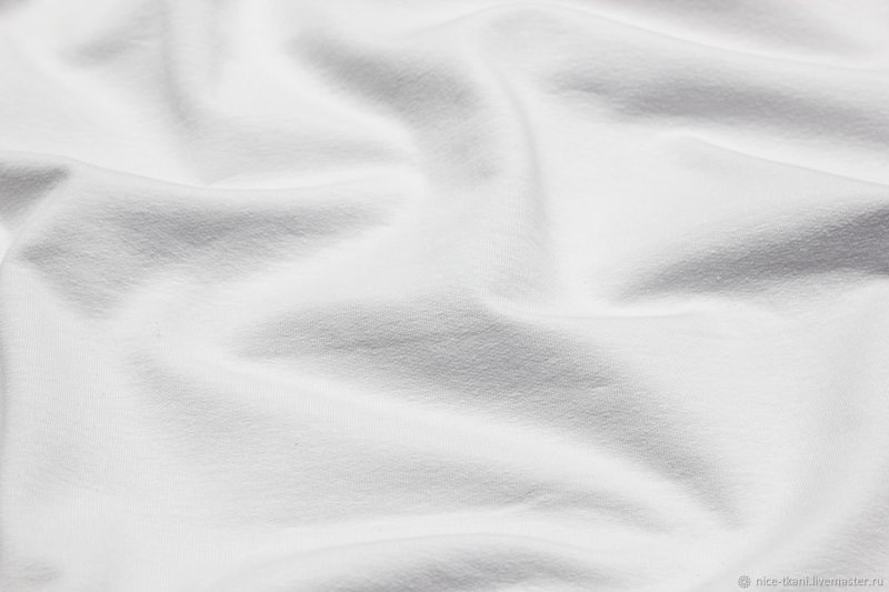 Хлопчатобумажная ткань белая